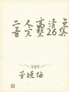 二人高清免费观看完整26集