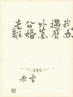 老公外遇我不想离婚怎么办