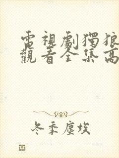 电视剧独狼免费观看全集高清版