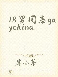 18男同志gaychina