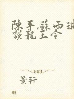 陈平,苏雨琪小说龙王令