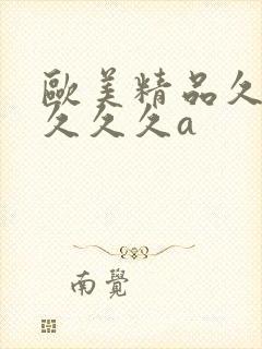 欧美精品久久久久久久a