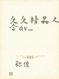 久久精品人妻综合av_