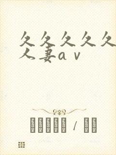 久久久久久精品人妻aⅴ