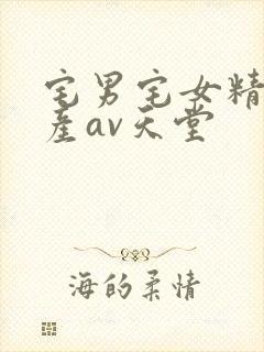 宅男宅女精品国产av天堂封面