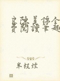 良陈美锦全文免费阅读笔趣阁官网