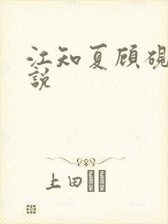 江知夏顾砚生小说