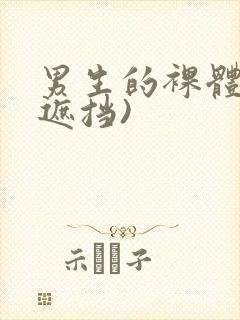 男生的裸体(无遮挡)封面