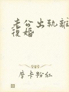 老公出轨离婚要复婚封面