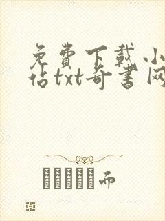 免费下载小说网站txt奇书网