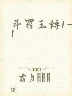 斗罗玉转1—41封面