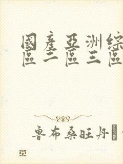 国产亚洲综合一区二区三区