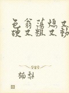 色翁荡熄又大又硬又粗又动态图封面