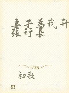 妻子为我升职和张行长封面