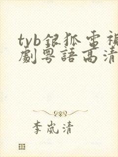 tvb银狐电视剧粤语高清在线观看