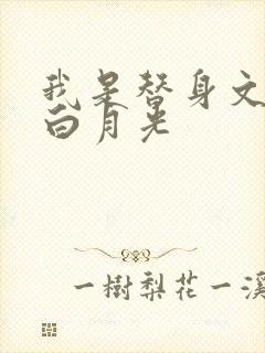 我是替身文里的白月光封面