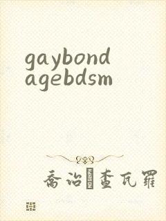 gaybondagebdsm