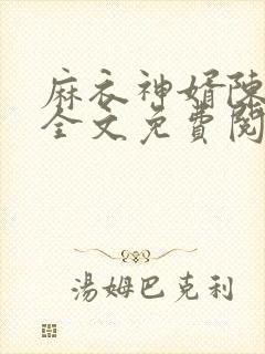 麻衣神婿陈黄皮全文免费阅读作者封面
