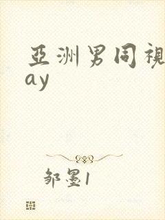 亚洲男同视频gay封面