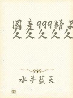 国产999精品久久久久久麻豆