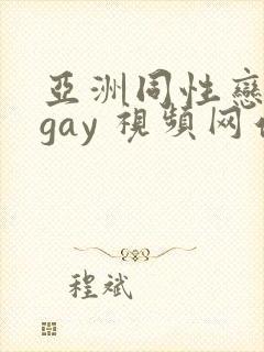 亚洲同性恋男 gay 视频网站