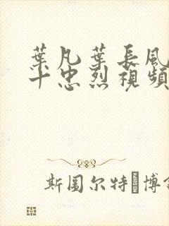 叶凡叶长风一门十忠烈视频