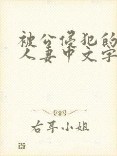 被公侵犯的漂亮人妻中文字幕封面