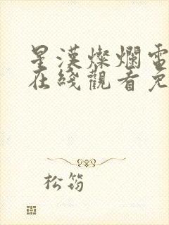 星汉灿烂电视剧在线观看免费完整版封面