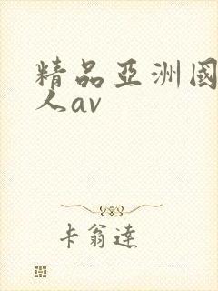 精品亚洲国产成人av封面