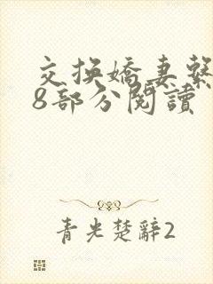 交换娇妻系列38部分阅读
