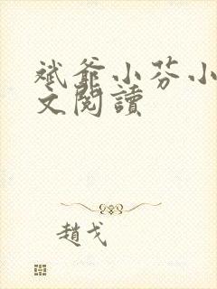 斌爷小芬小说全文阅读