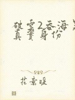 破云2吞海吴雩真实身份封面