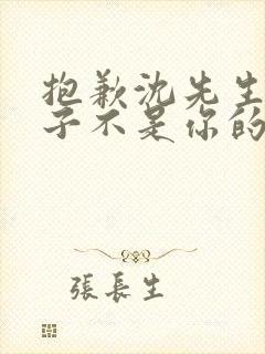 抱歉沈先生,孩子不是你的短剧全集