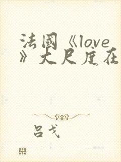 法国《love》大尺度在线观看
