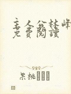 主人公林峰小说免费阅读