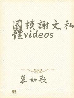 国模谢文私拍裸体videos封面