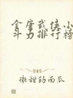 金庸武侠小说战斗力排行榜封面