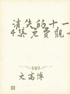 消失的十一层24集免费观看剧情