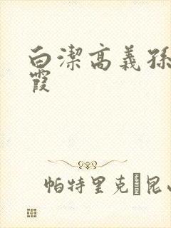 白洁高义孙倩苏霞