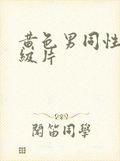 黄色男同性恋一级片