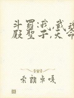 斗罗:我,武魂殿圣子,天命反派 鞪慕封面