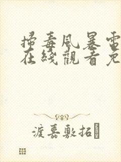 扫毒风暴电视剧在线观看免费完整版
