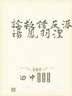 论救错反派的下场 凤羽涅封面