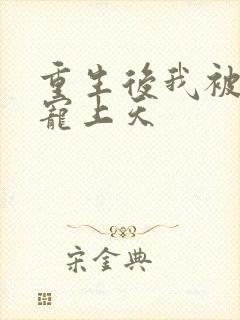 重生后我被太子宠上天封面