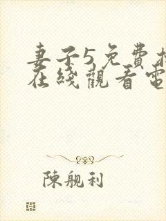 妻子5免费播放在线观看电视剧韩剧