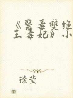 《医毒双绝:残王毒妃》小说