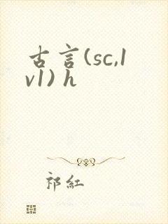 古言(sc,1v1) h