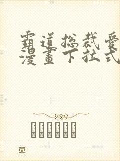 霸道总裁爱上我漫画下拉式免费