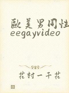 欧美男同性freegayvideo