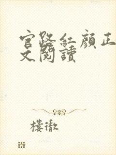 官路红颜正版全文阅读